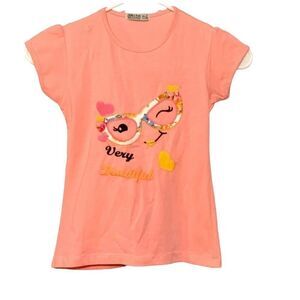 Ernes Kids Made in Turkey Very Beautiful glasses small short sleeve Tshirt